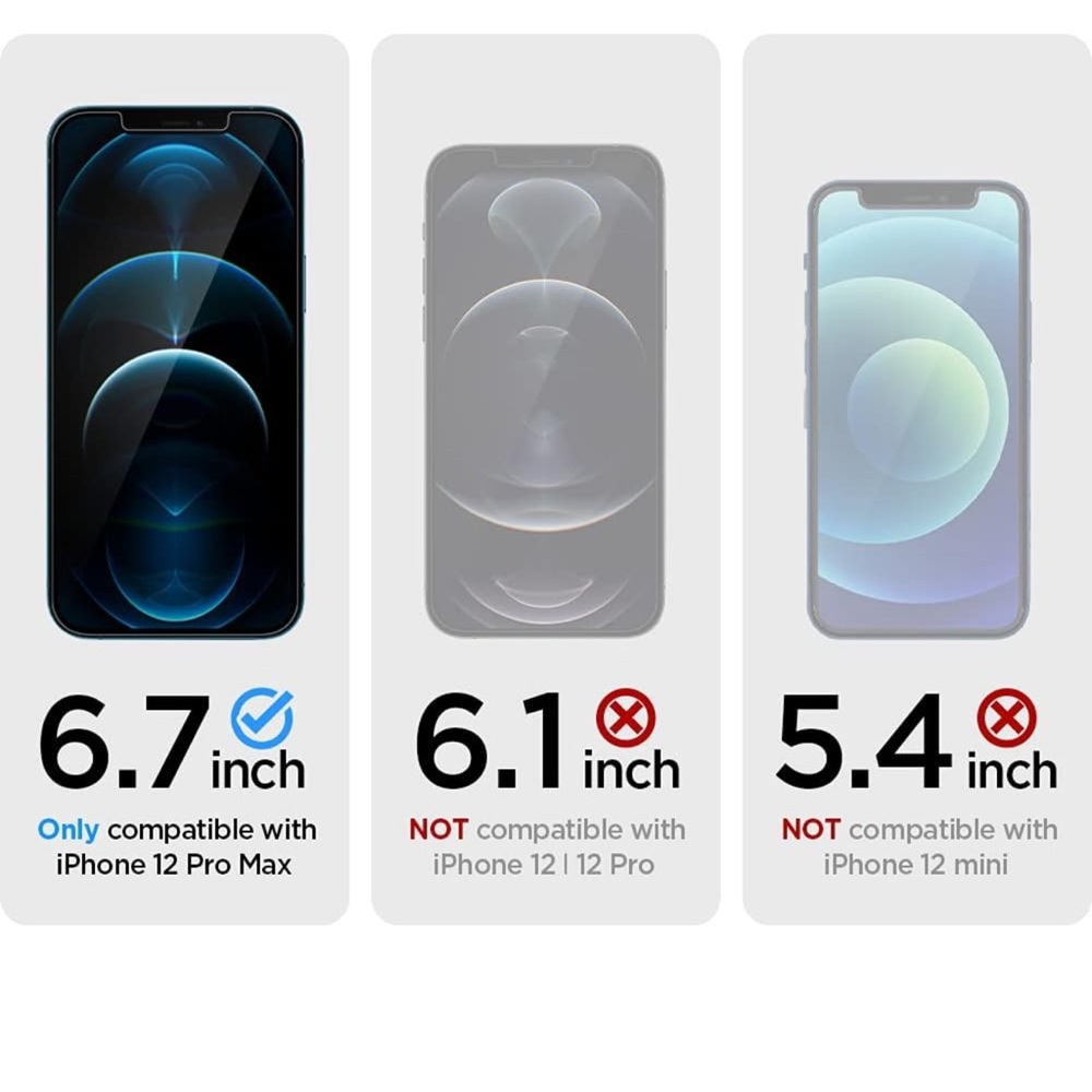 Spigen iPhone 12 Pro Max Tempered Glass Screen Protector - Picture 2 of 9
